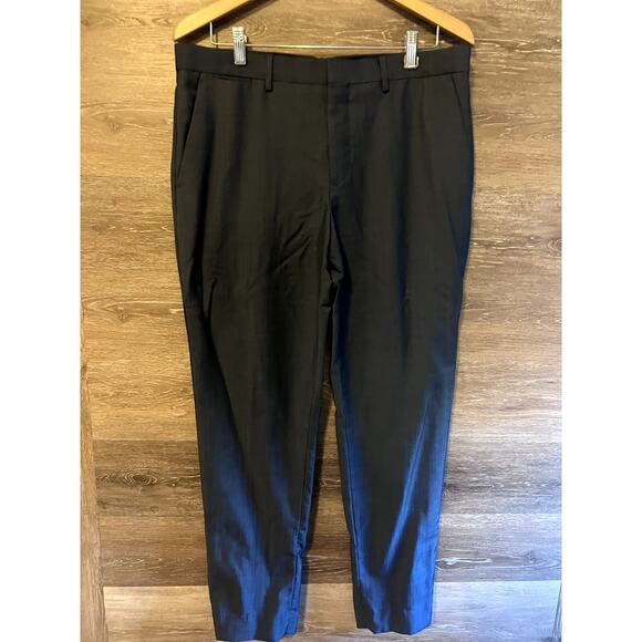 Express Men Trousers Pants Gray Woll NEW Size W34/32L - Picture 1 of 9